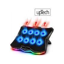 Uptech Rgb Laptop Soğutucu 8 Fanlı Ayarlanabilir Standlı Notebook Soğutucu