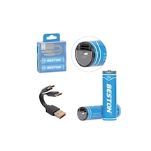 Beston P2 01c Aaa Şarj Edilebilir İnce Kalem Pil 2 Li Aaa Usb Type C 666mwh