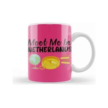 Funny Travel Netherlands Gift Design Lover Trippin Wanderlust Journey Adventurer Vacation Kupa Bardak Porselen Karışık