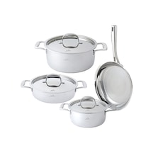 Jumbo 500.01.01.7556 Gurme (3PLY) 7 Parça Tencere Seti