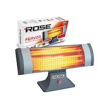 Elektrikli Soba 1800w Ayak Altı Isıtıcı 3 Çubuklu Emniyetli Rose Ferwor