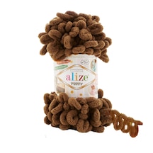 Alize 5 Adet Puffy El Örgü Ipliği 5'li Paket - 100 Gr. 9 Mt. Parmak Örgü Ipi - Şevval Tuhafiye 321