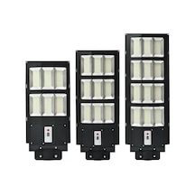 600w Solar Hareket Sensörlü Bahçe Aydınlatması 12 Led Panel Lamba, Güneş Enerjili, Kumandalı 3modlu
