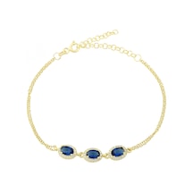 Glorria Gümüş Anturaj Oval Bileklik N11.12828
