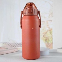 Pazly Kırmızı 316 Paslanmaz Çelik Termos, 1.7 L, Spor Seyahat, Su Isıtıcısı, Araba Bardağı Kırmızı