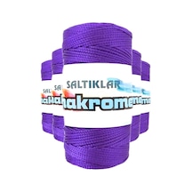 5 Adet Polyester Makrome İpi 4250 Mor 100 gr