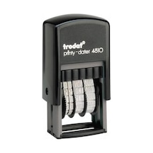 Trodat Tarih Kaşesi 78642 Otomatik İngilizce Mavi 3.8 MM 4810