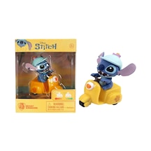 Yume Toys Disney Stitch Zoom Hero Serisi Çek Bırak Figürlü Motorcycle Yellow 15750