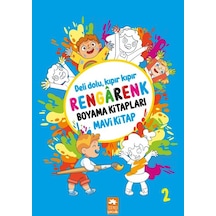 Rengarenk Boyama Kitapları - Mavi Kitap- Eksik Parça