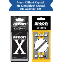 Areon X Black Crystal + No Limit Black Crystal Avantajlı Paket
