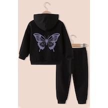Uyguntarz Çocuk Butterfly Eşofman Takımı Siyah