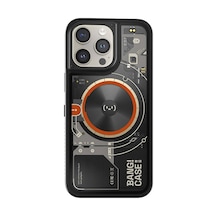 Apple Uyumlu iPhone 14 Pro Max Kılıf Özelleştirilebilir 3 Fonksiyonlu Bluetooth Bağlantılı Bitmo Lab Bangc Siyah