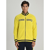 Fenerium Erkek Trıbun Sarı Lacivert Sweat Sarı