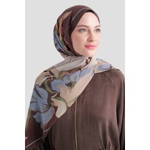 Armine Elegance Pamuk - İpek Şal As559 Acı Kahve
