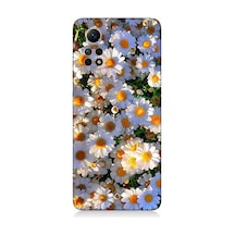 Xiaomi Redmi Note 12 Pro 4g Uyumlu Silikon Kılıf Beyaz Papatyalar