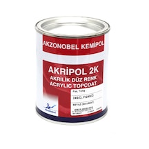 Akzonobel Akripol 2k Düz Renk-beyaz-249/d - Fı249/- 1 Lt.