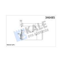 Kale 346485 Kalorifer Radyatörü - Peugeot 5008 2009- 2.0 Hdi / Bluehdi Dizel 6448t9