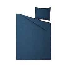 Ikea Hampflockel Tek Kişilik Nevresim Takımı 150 X 200 Cm Koyu Lacivert Koyu Mavi
