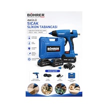 Böhrer BA011412 36V 5AH Akülü Yeni Model Sıcak Slikon Tabancası