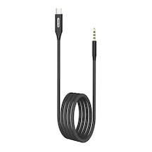 Go Des GAC-365 Type-C Aux Kablo 3.5 mm Ses Kablosu 100 cm Tak & Çalıştır Sağlam Naylon Örgü - ZORE-220422
