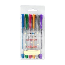 Pensan My-kıng Simli Jel Kalem 6lı Set - Pe02227jk00s6 Genel