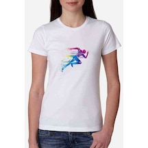Silhouette Sprinter Kadın Beyaz Tshirt