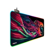 Digipod Rgb Gaming Mousepad Oyuncu Mouse Pad 90x40 Xxl Büyük Boy 4mm Kalınlık