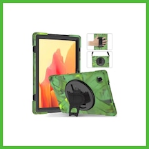 Vaveni Samsung Galaxy X200 Tab A8 10.5 Kılıf Amazing Tablet Kapak - Kamuflaj Arz