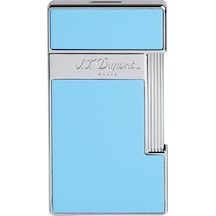 S.t. Dupont Slimmy Sky Blue Lacquer And Chrome Çakmak 28007 Mavi