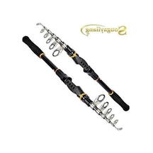 Pazly Olta Teleskopik Karbon Fiber Kamış 2.7m, Seyahat Taşınabilir, Orta Hafif, Sert Olta Kamışı 2.7 M