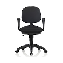 Bürosit Cosmo Kolçaklı Çalışma Koltuğu Kumaş Siyah