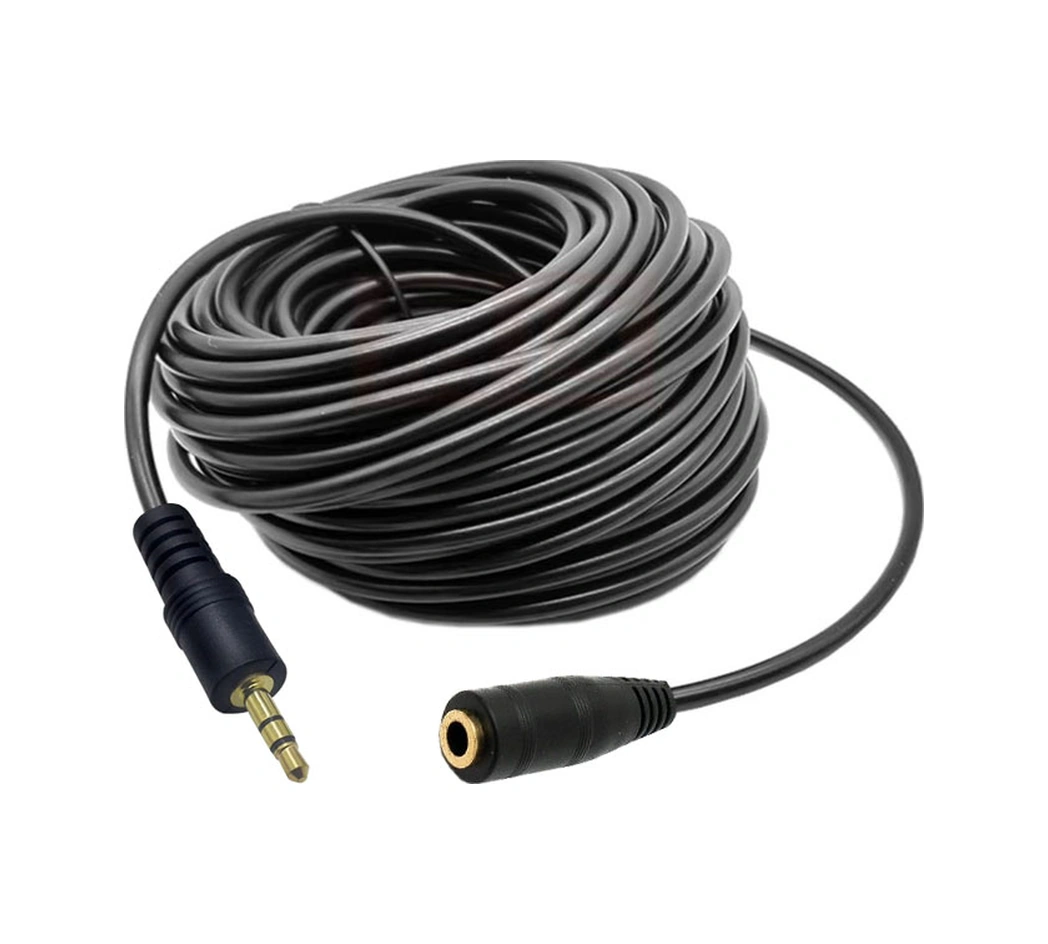 3.5mm Stereo Dişi Erkek Aux Kulaklık Uzatma Kablosu 15m