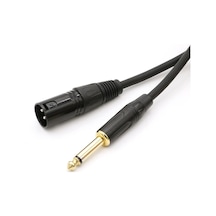 Enstrüman Gitar Kablosu - Xlr Erkek - 6.35Mm Erkek - 18 Metre - K