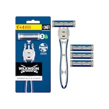 Wilkinson Essentials 3 Hybrid Erkek Tıraş Bıçağıi Sapı 4 Yedek Kartuş