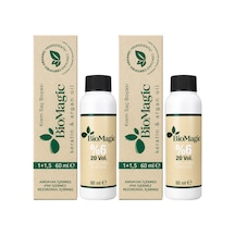 Biomagic Organik İçerikli Amonyaksız Saç Boyası 60 Ml. + Oksidan 90 Ml. 2'şer Adet