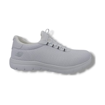 Zerhan Bewıld 434 Erkek Beyaz Çorap Model File Hafif Taban Büyük Numara Loafer Spor Ayakkabı 45 46 47 48 Beyaz