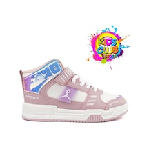 Cool King Jorans Uzun Boğazlı Ortopedik Taban Unisex Çocuk Spor Ayakkabı Pudra
