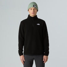The North Face Glacier 1/4 Zipped Erkek Siyah Polar Üst Nf0a8d0qjk31 Siyah