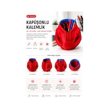 3d Yapımı Renkli Kalemlik Kırmızı - 932359506 Kırmızı