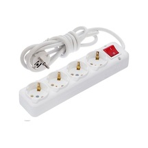 5 Metre Dörtlü Topraklı Anahtar Priz