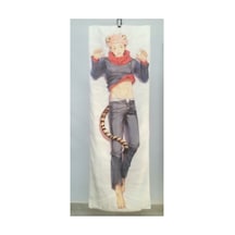 Anime-jujutsu Kaisen-ıtadori Desenli Sarılma Yastığı Hugging Pillow Kılıfı Lacivert Bordo