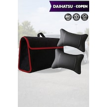Daihatsu Copen Uyumlu Bagaj Çantası Koltuk Yastığı Siyah Renk Lüks Model
