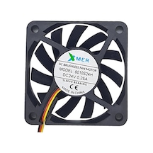 Xmer 60X60X10Mm 24V 0.25A 3 Kablolu Fan
