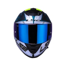 Ls2 Storm 2 Sprinter Siyah Gri Gökkuşağı Vizör Siyah - Gri - Cobalt