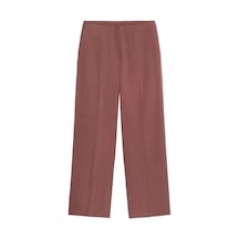 Calvin Klein Lınen Dressy Pant, 41j, Sh, 4 Kahverengi Kadın Pantolon