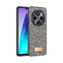 Onegif Xiaomi Redmi 14c Bright Simli Kapak - Gümüş 0.2M-Çok Renkli