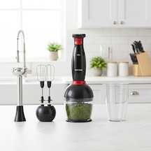 Handmaid 1967h Blender Set Siyah Kırmızı Belirtilmemiş