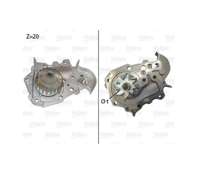 Devirdaim Su Pompası - Dacia Sandero, Logan - Valeo-506573