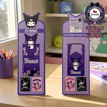 Bakgelal Sanrio Lisanslı Kuromi 3 Lü Manyetik Kitap Ayracı Seti Gül Temalı Mor Tasarım - 9041410517130