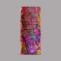 Buffalo Art Desing Çok Amaçlı Bandana Siyah